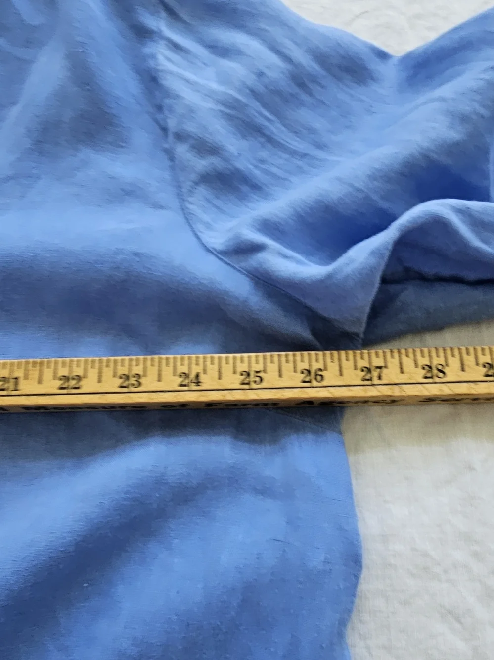 J. Jill Linen Blue  Tunic Size 3X - Picture 4 of 7